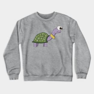 Turtle with crown around its neck Crewneck Sweatshirt